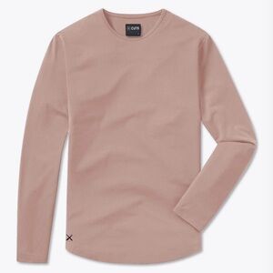 NWOB Cuts Clothing Men's Curve Hem Long Sleeve T-Shirt | Size XL | Mountain Mist